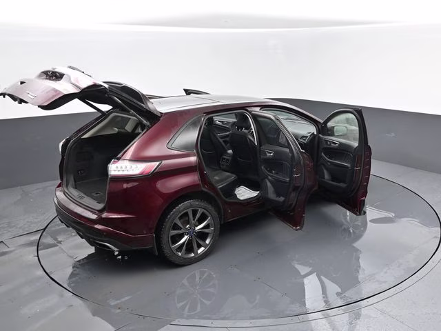 2017 Burgundy Ford Edge Sport AWD SUV