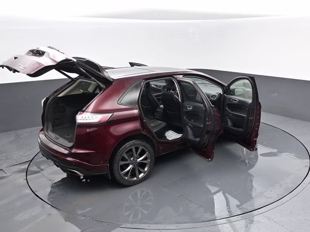 2017 Burgundy Ford Edge Sport AWD SUV