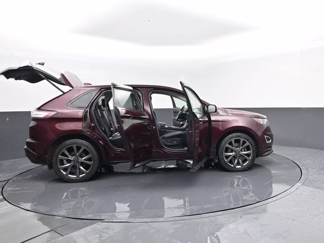 2017 Burgundy Ford Edge Sport AWD SUV