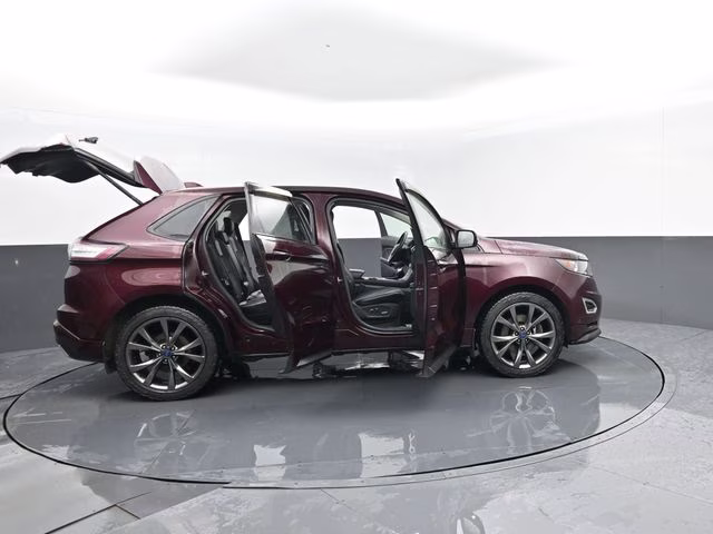 2017 Burgundy Ford Edge Sport AWD SUV