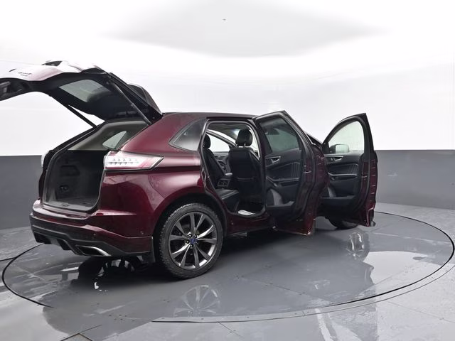2017 Burgundy Ford Edge Sport AWD SUV
