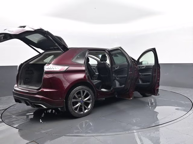 2017 Burgundy Ford Edge Sport AWD SUV