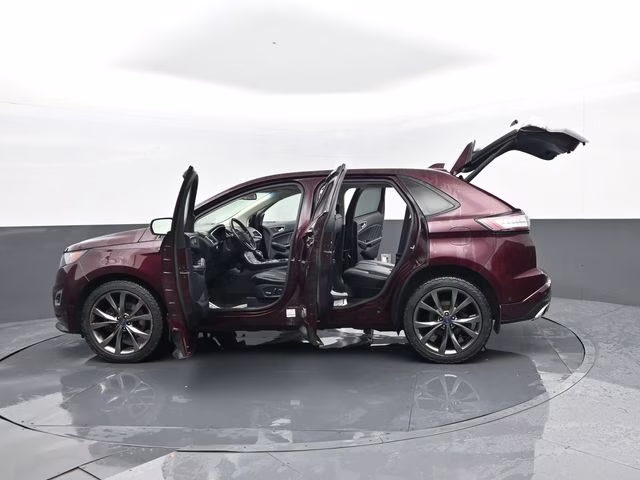 2017 Burgundy Ford Edge Sport AWD SUV
