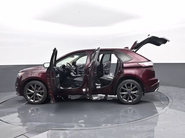 2017 Burgundy Ford Edge Sport AWD SUV