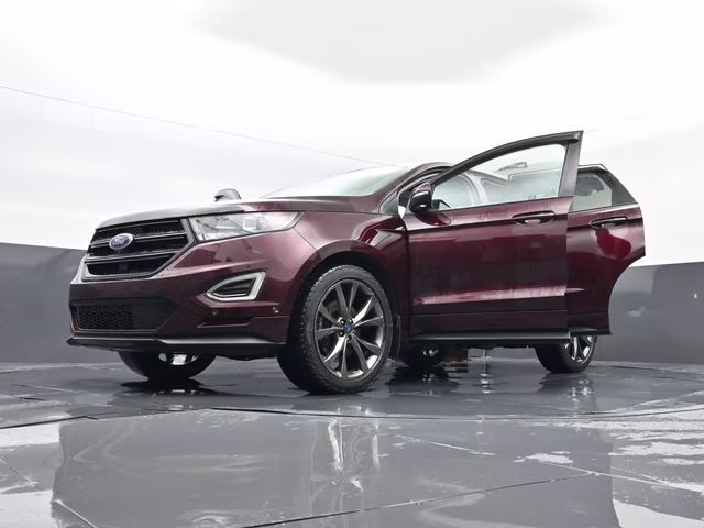 2017 Burgundy Ford Edge Sport AWD SUV