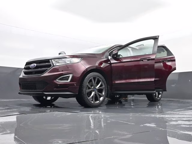 2017 Burgundy Ford Edge Sport AWD SUV
