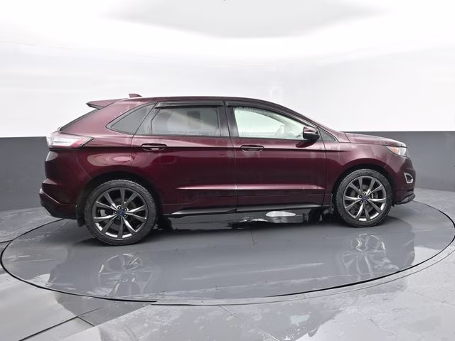 2017 Burgundy Ford Edge Sport AWD SUV