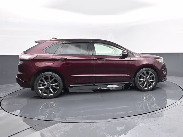2017 Burgundy Ford Edge Sport AWD SUV