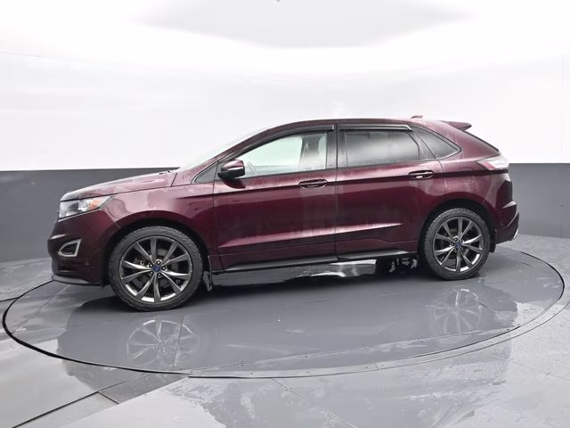 2017 Burgundy Ford Edge Sport AWD SUV