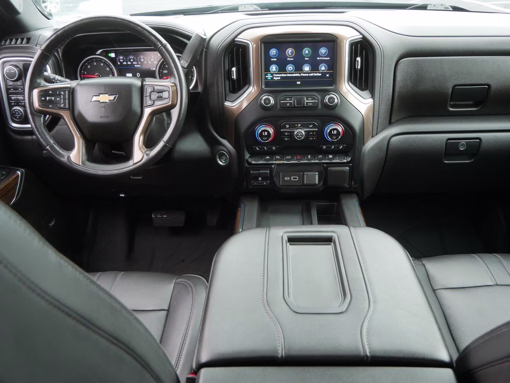 2021 Northsky Blue Metallic Chevrolet Silverado 1500 High Country 4X4 Truck