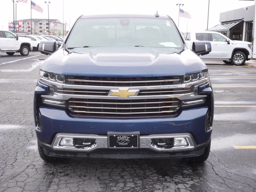 2021 Northsky Blue Metallic Chevrolet Silverado 1500 High Country 4X4 Truck