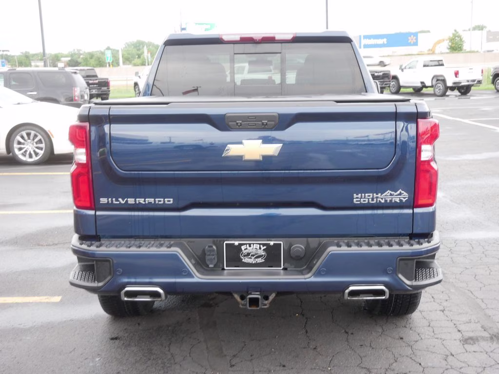 2021 Northsky Blue Metallic Chevrolet Silverado 1500 High Country 4X4 Truck