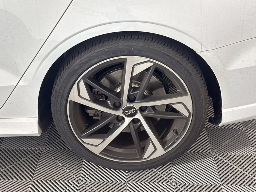 2020 White Audi A3 AWD Sedan