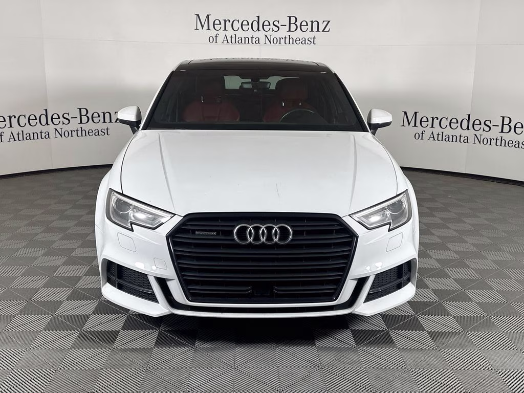 2020 White Audi A3 AWD Sedan