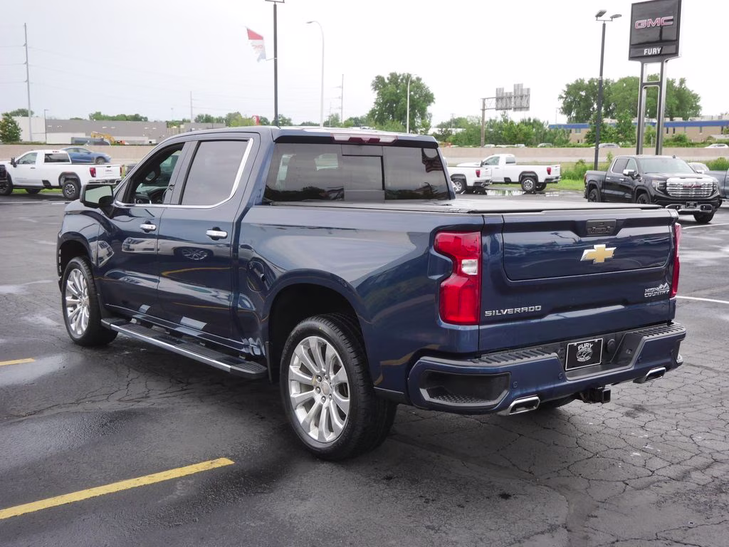 2021 Northsky Blue Metallic Chevrolet Silverado 1500 High Country 4X4 Truck