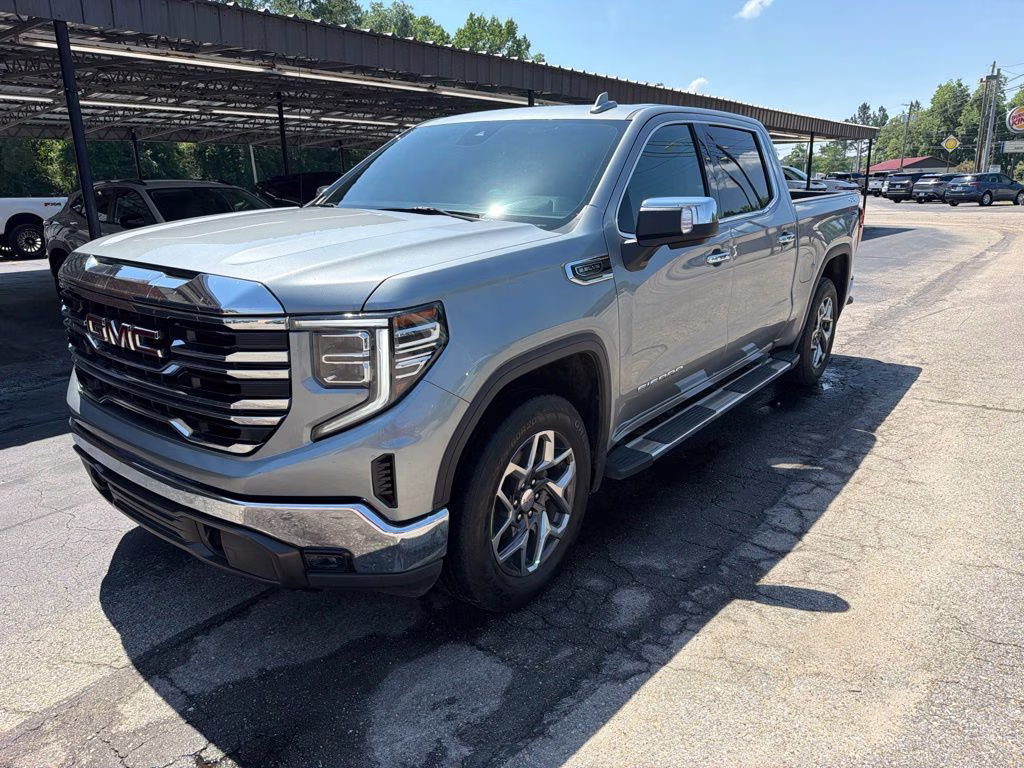 2024 Sterling Metallic GMC Sierra 1500 SLT 4X4 Truck