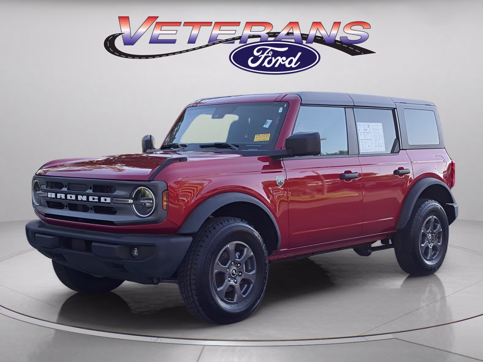 2024 Hot Pepper Red Metallic Tinted Clearcoat Ford Bronco Big Bend 4X4 Convertible