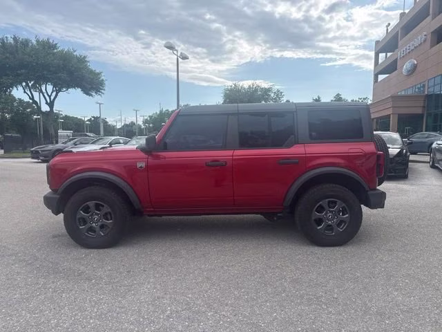 2024 Hot Pepper Red Metallic Tinted Clearcoat Ford Bronco Big Bend 4X4 Convertible