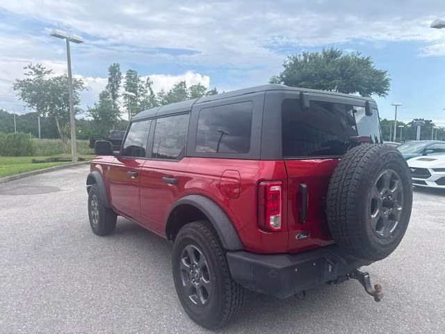 2024 Hot Pepper Red Metallic Tinted Clearcoat Ford Bronco Big Bend 4X4 Convertible