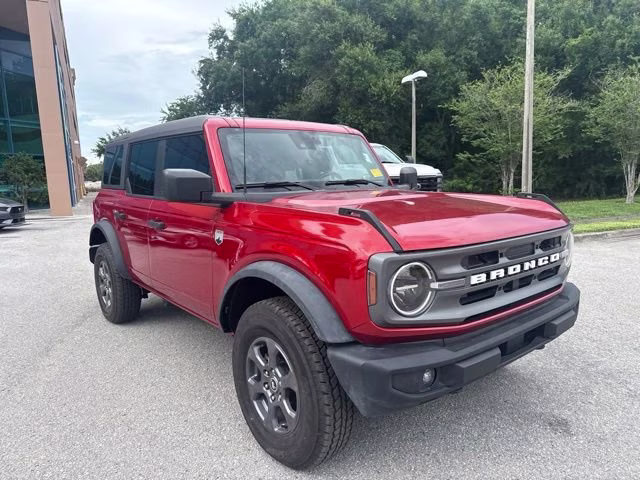 2024 Hot Pepper Red Metallic Tinted Clearcoat Ford Bronco Big Bend 4X4 Convertible