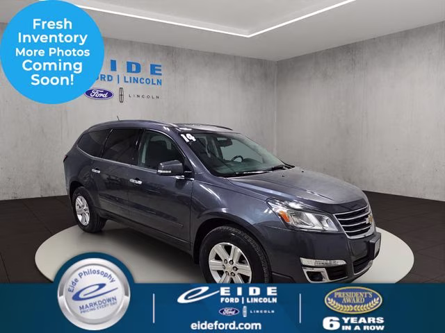 2014 Cyber Gray Metallic Chevrolet Traverse LT AWD SUV