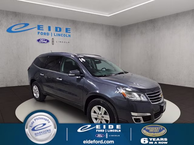 2014 Cyber Gray Metallic Chevrolet Traverse LT AWD SUV