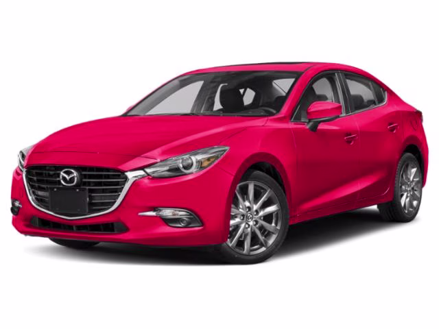 2018 Red Metallic Mazda Mazda3 Grand Touring FWD Sedan