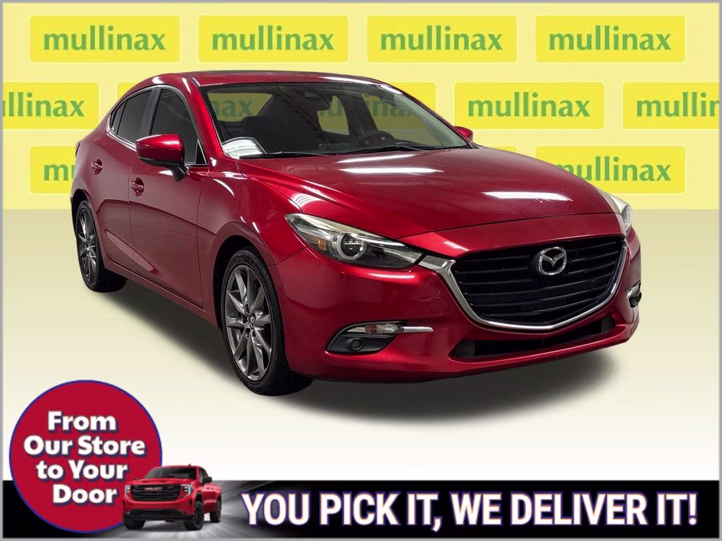 2018 Soul Red Metallic Mazda Mazda3 Grand Touring FWD Sedan