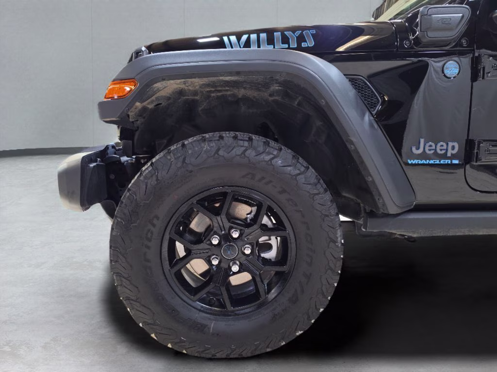 2025 Black Clearcoat Jeep Wrangler 4xe Willys 4X4 SUV