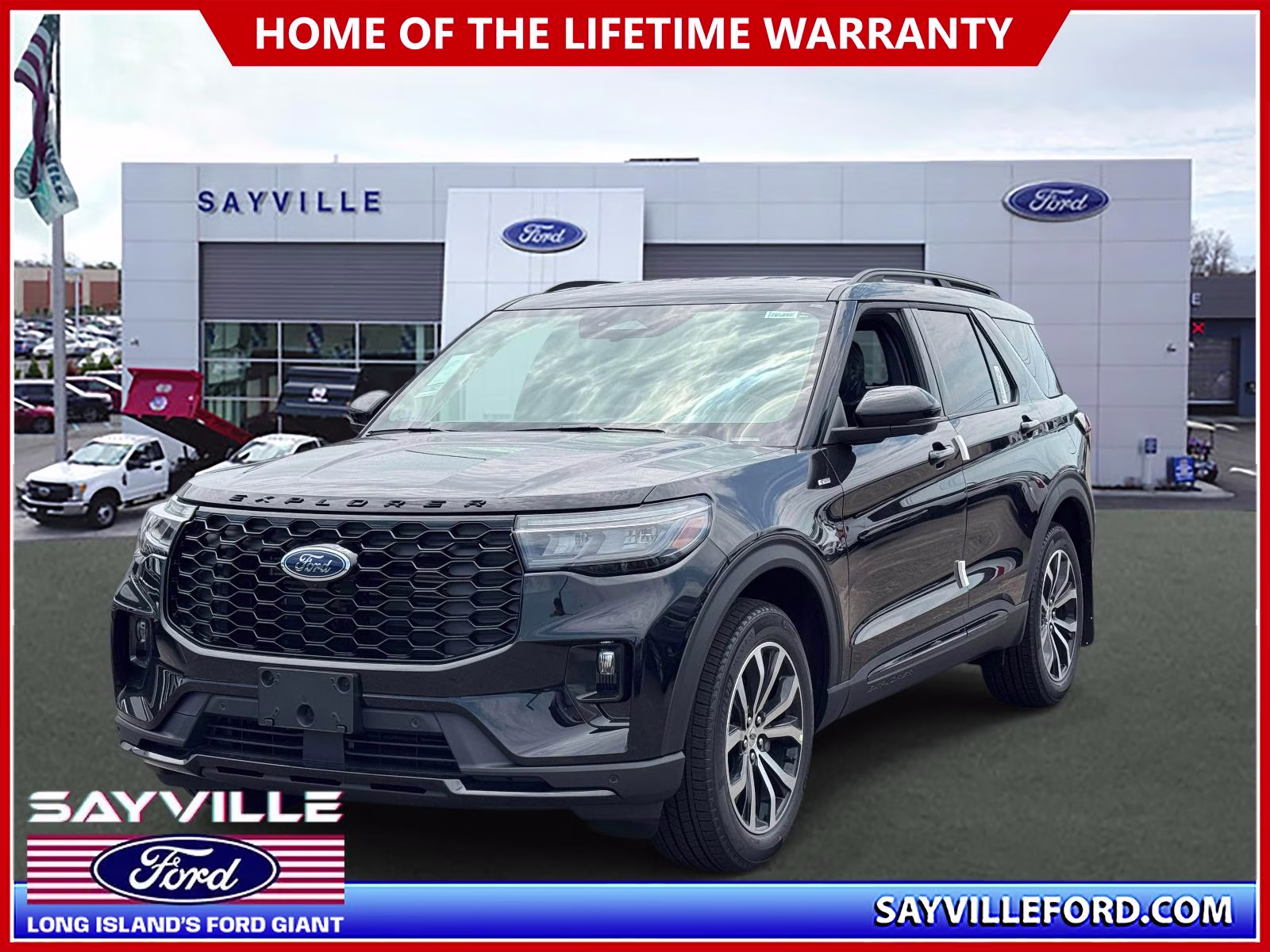 2026 Black Ford Explorer ST-Line 4X4 SUV