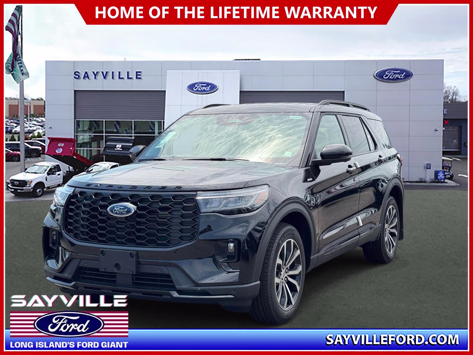 2026 Black Ford Explorer ST-Line 4X4 SUV
