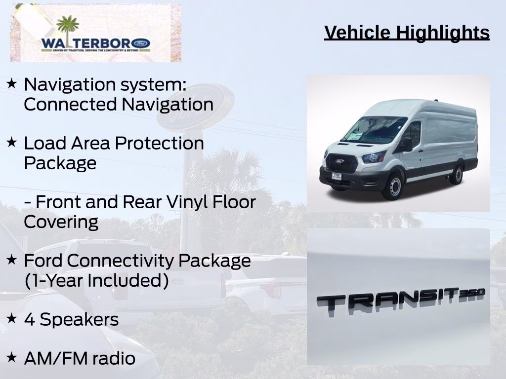 2026 Oxford White Ford Transit-350 Base RWD Van