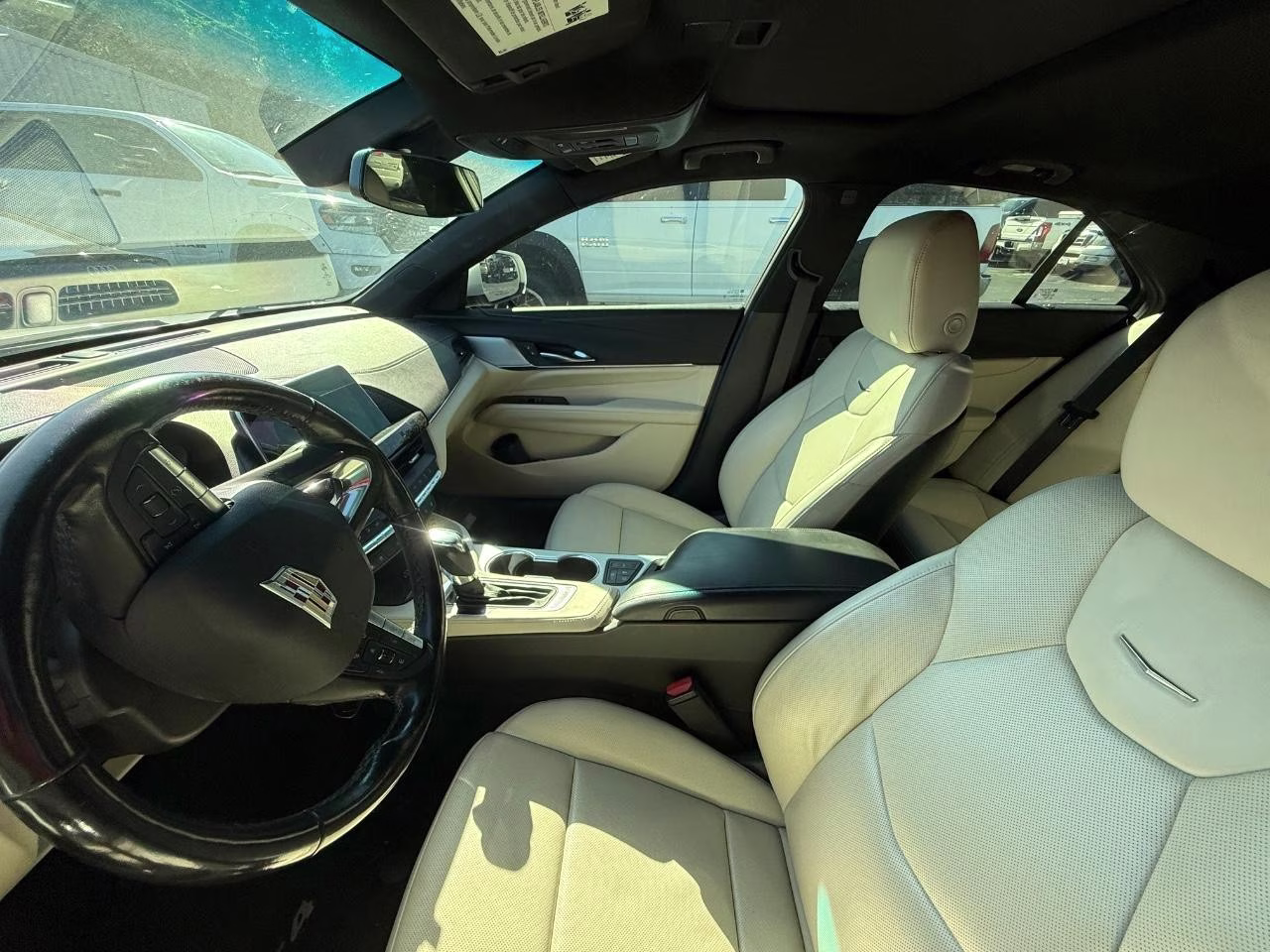2020 WHITE Cadillac CT4 Premium Luxury RWD Sedan
