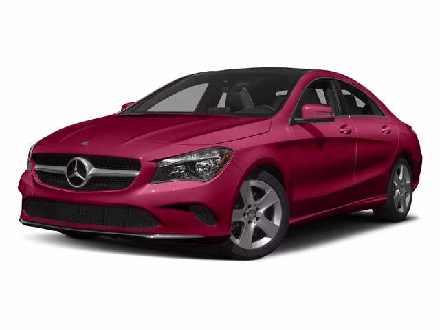 2018 RED Mercedes-Benz CLA CLA 250 AWD Sedan