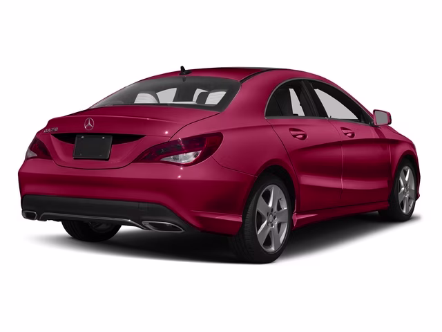 2018 RED Mercedes-Benz CLA CLA 250 AWD Sedan