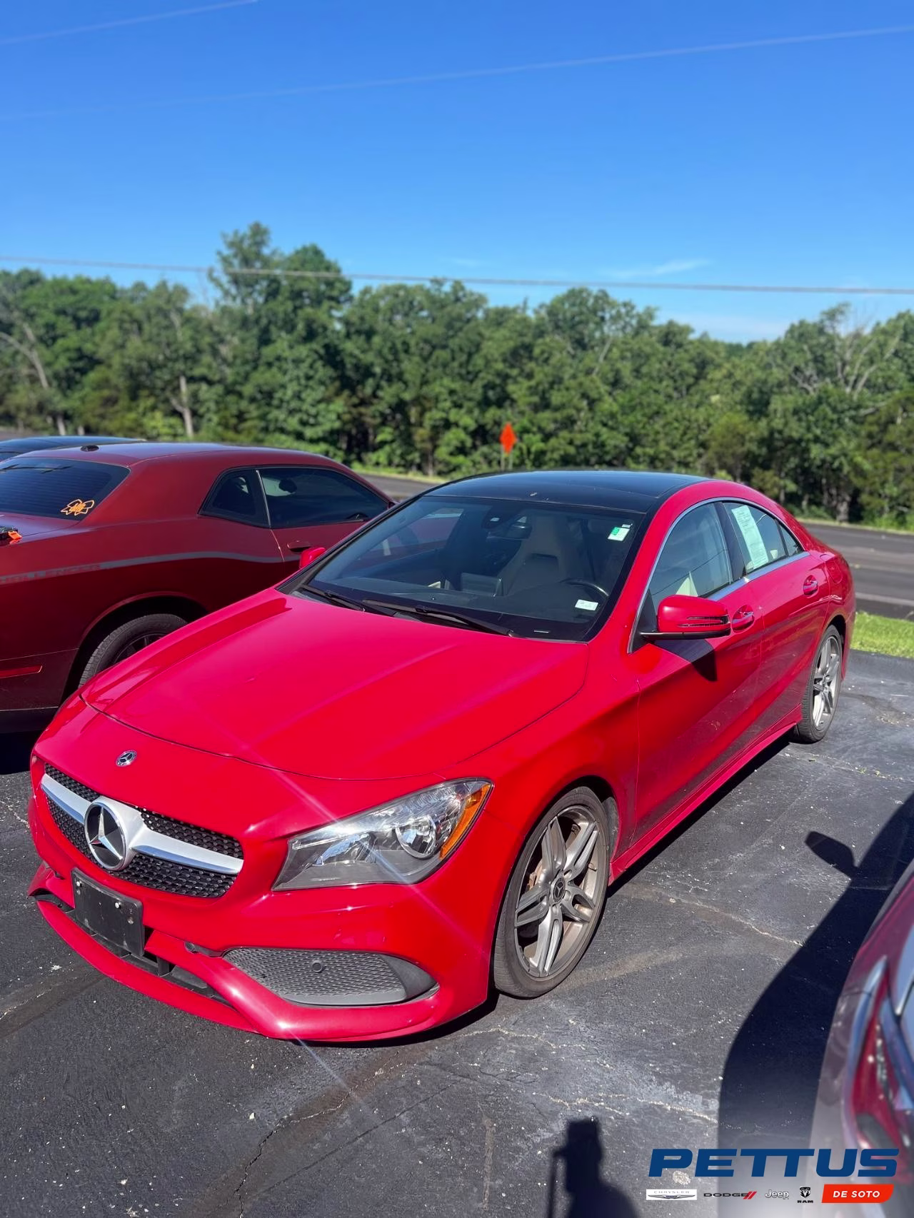 2018 RED Mercedes-Benz CLA CLA 250 AWD Sedan