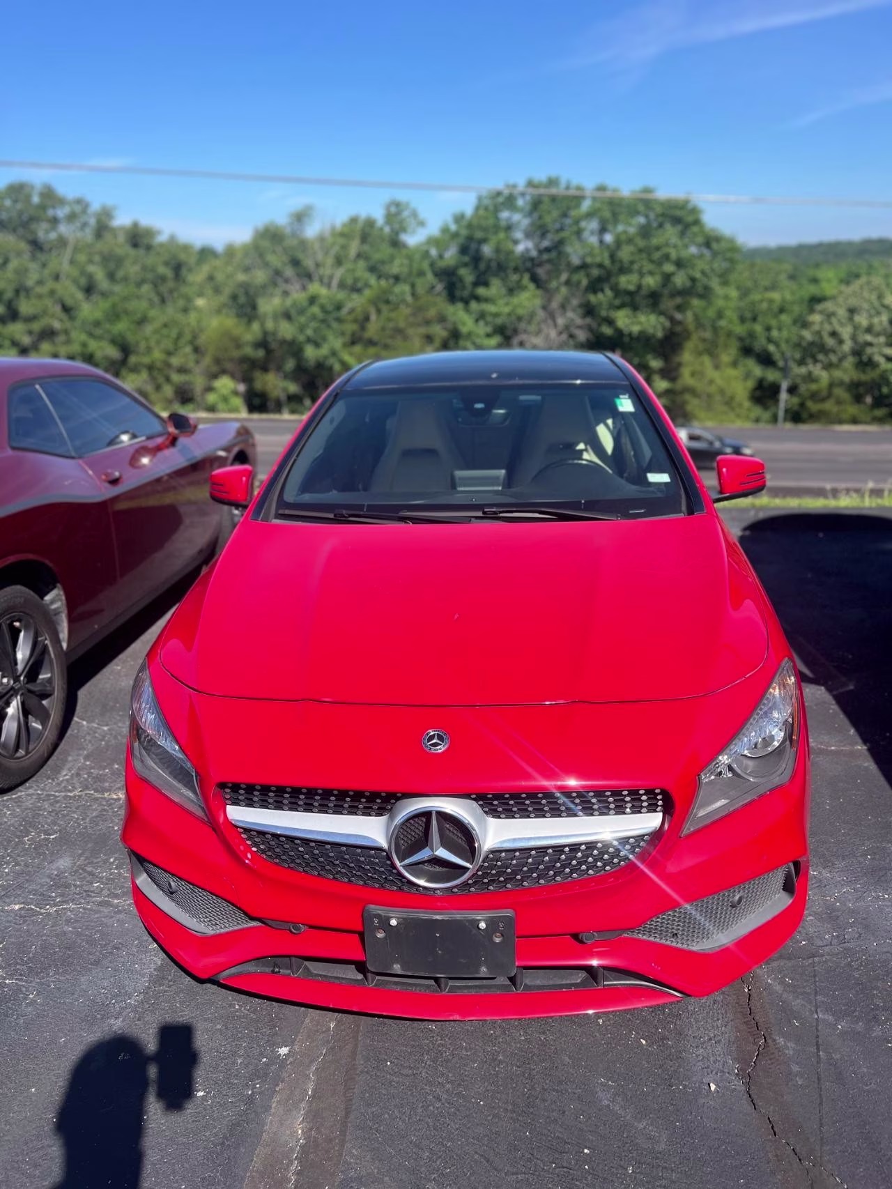 2018 RED Mercedes-Benz CLA CLA 250 AWD Sedan