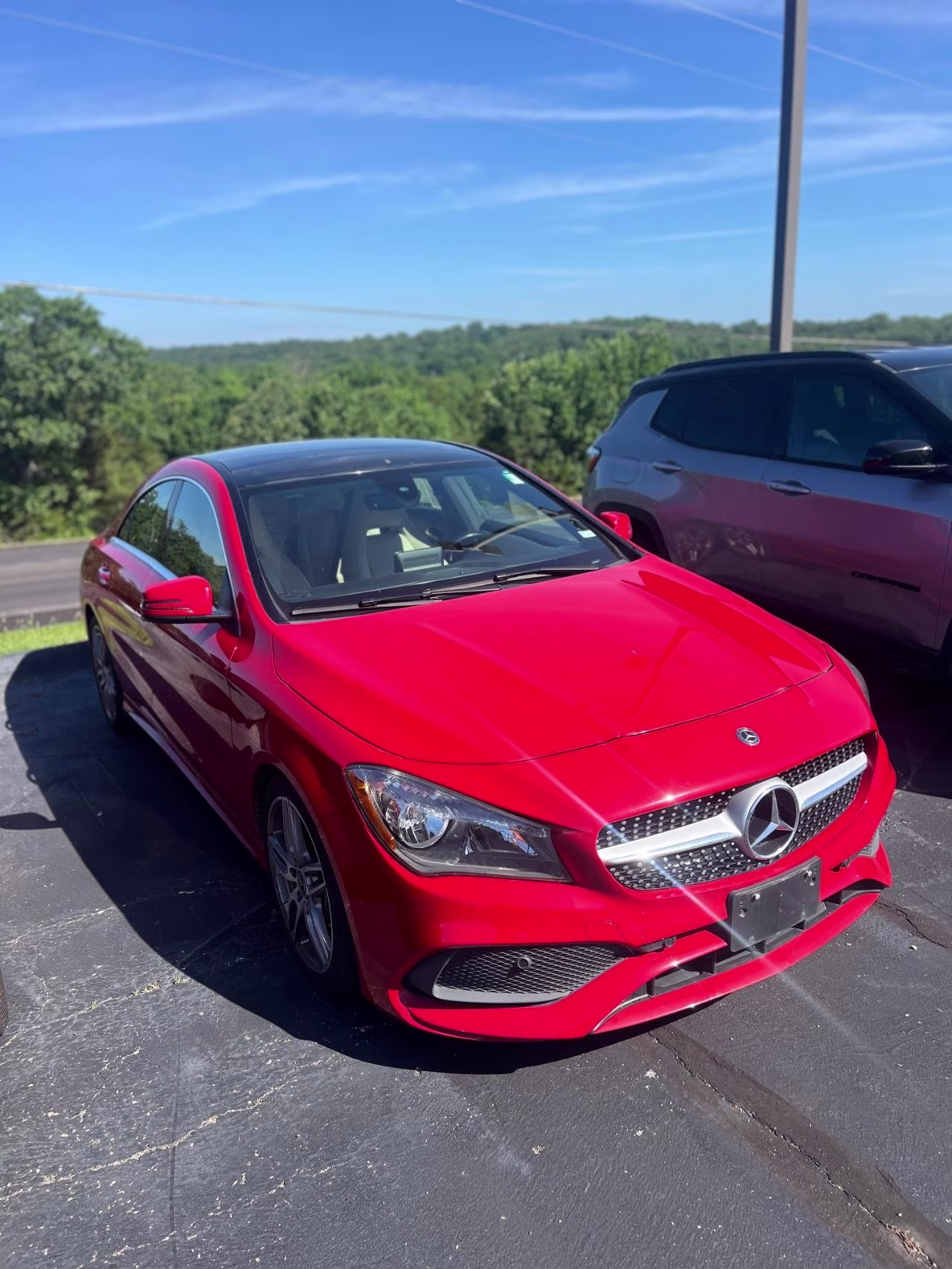2018 RED Mercedes-Benz CLA CLA 250 AWD Sedan