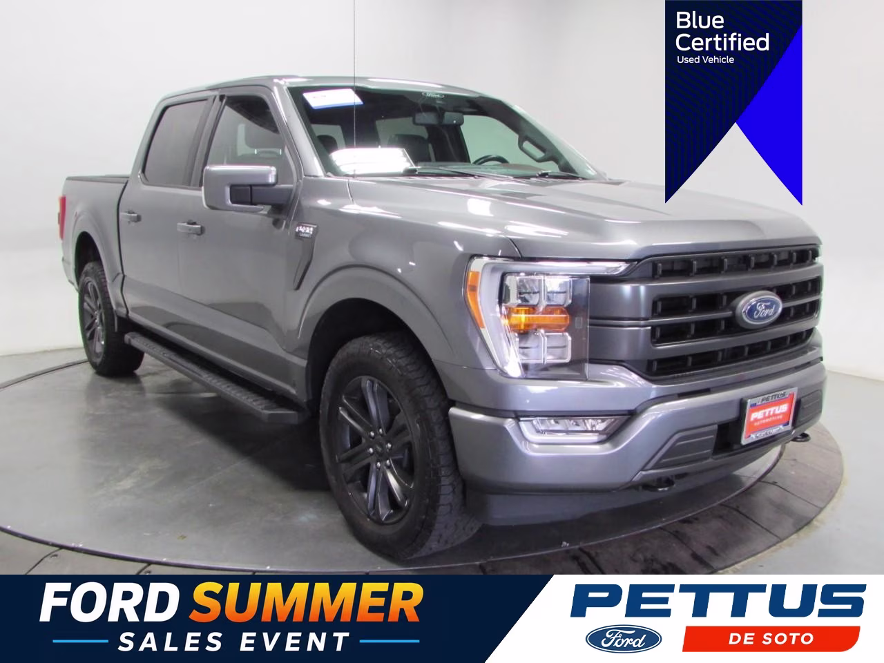 2021 Stone Gray Metallic Ford F-150 Lariat 4X4 Truck