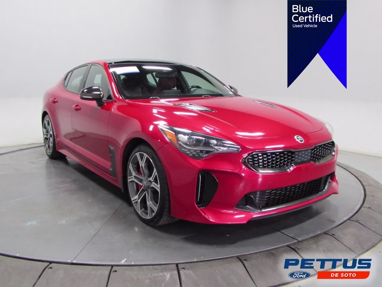 2018 HiChroma Red Kia Stinger GT2 AWD Sedan