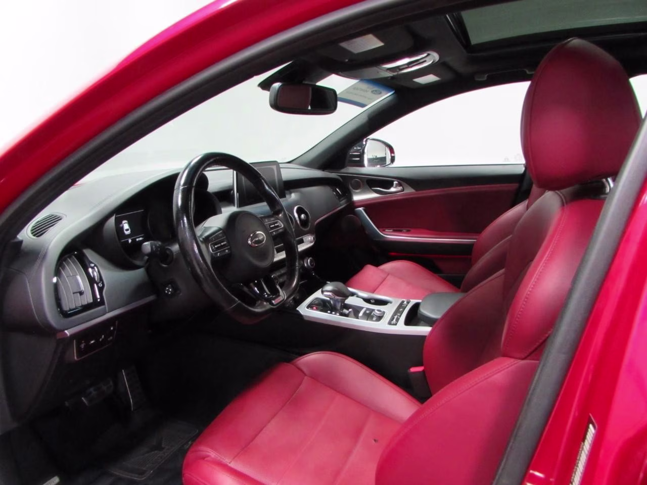 2018 HiChroma Red Kia Stinger GT2 AWD Sedan