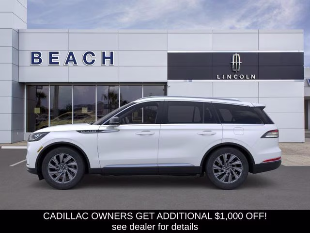 2026 Pristine White Metallic Tri-Coat Lincoln Aviator Premiere RWD 5 Door