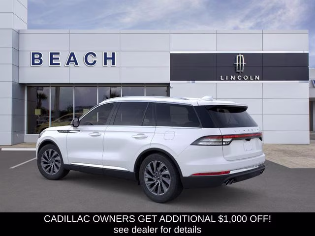 2026 Pristine White Metallic Tri-Coat Lincoln Aviator Premiere RWD 5 Door