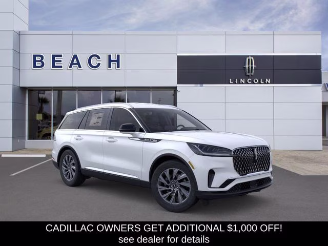 2026 Pristine White Metallic Tri-Coat Lincoln Aviator Premiere RWD 5 Door