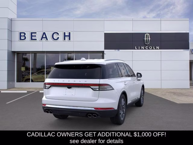 2026 Pristine White Metallic Tri-Coat Lincoln Aviator Premiere RWD 5 Door
