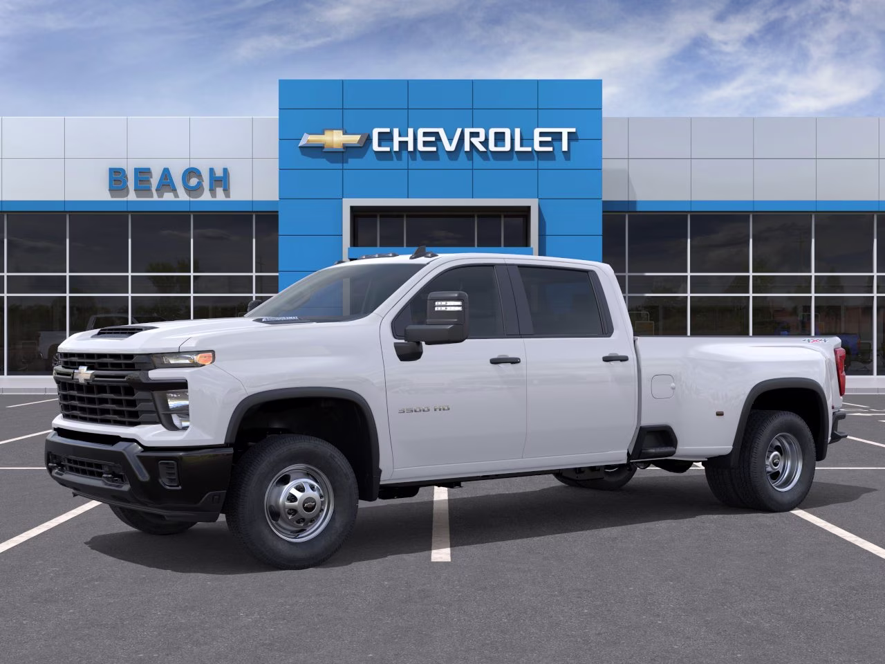 2026 Summit White Chevrolet Silverado 3500 HD WT DRW 4X4 Truck