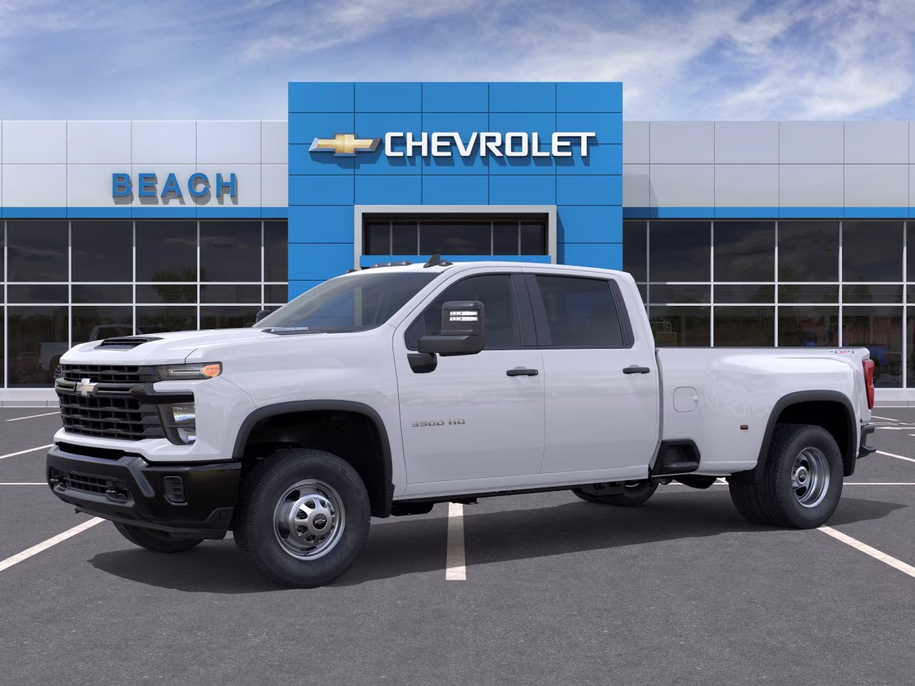 2026 Summit White Chevrolet Silverado 3500 HD WT DRW 4X4 Truck