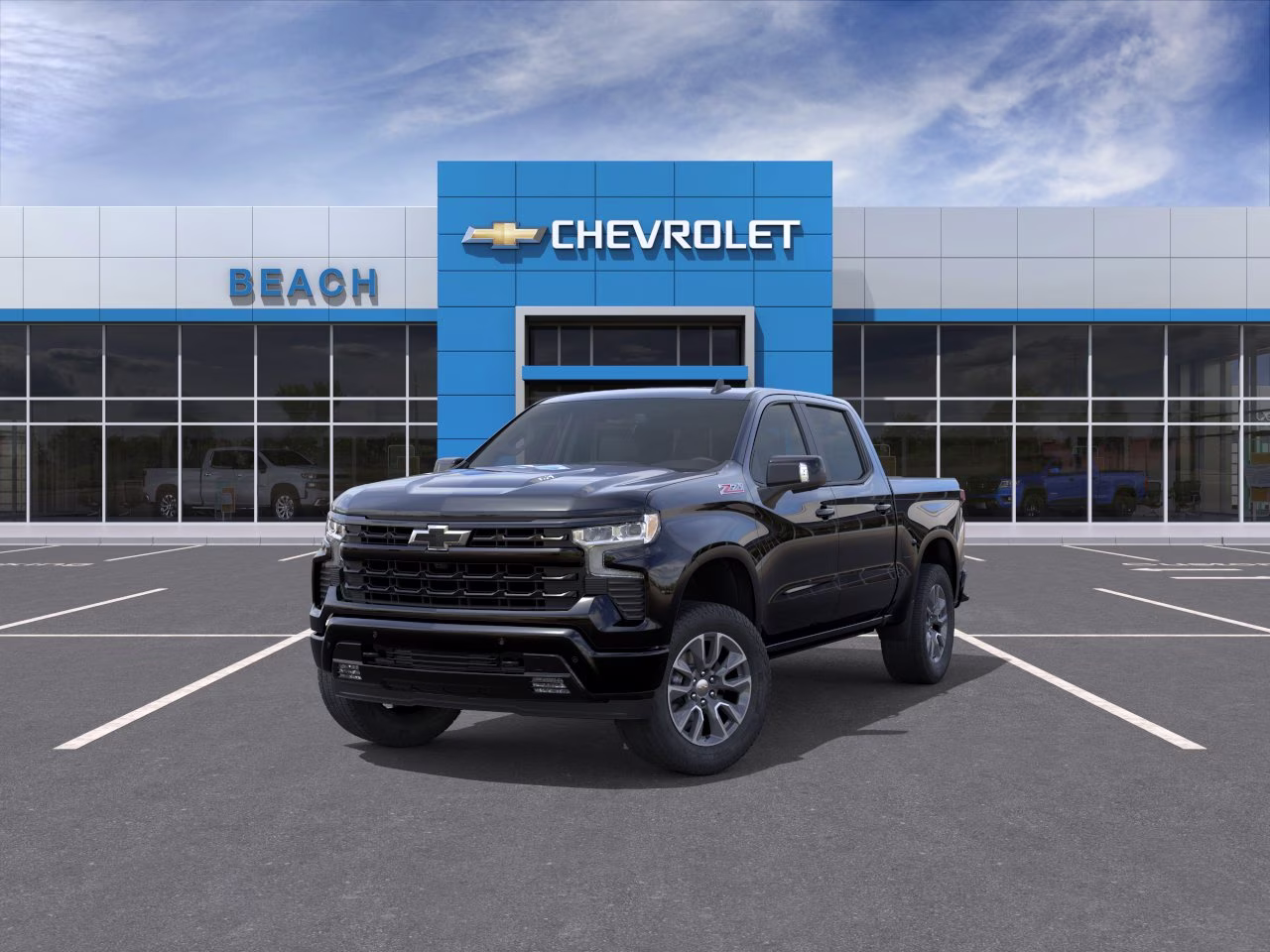 2026 Black Chevrolet Silverado 1500 RST 4X4 Truck