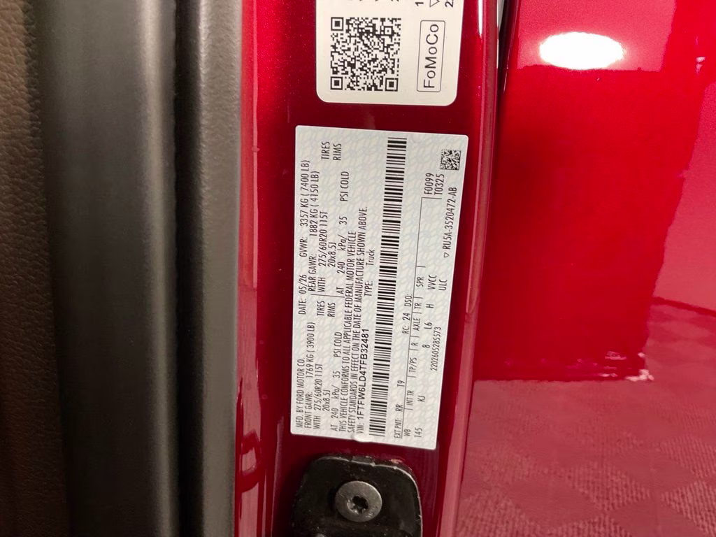 2026 Ruby Red Ford F-150 King Ranch 4X4 Truck