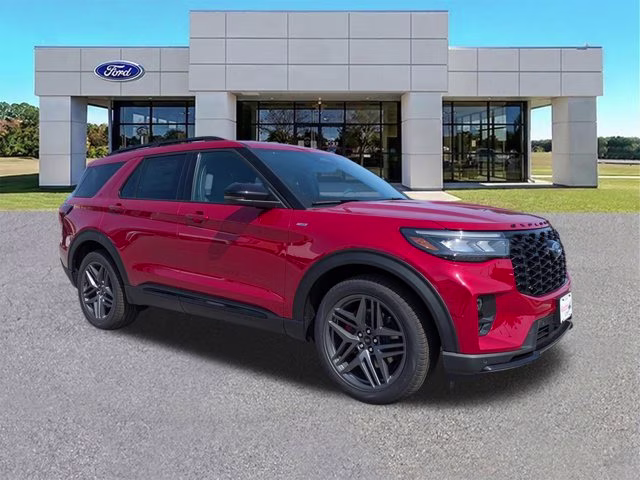 2026 Red Metallic Ford Explorer ST-Line RWD SUV